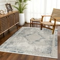 thumbnail image 4 of Grey Oriental Area Rugs for Living Room Washable Rugs Boho Moroccan Area Rug Soft Neutral Geometric Bohemian Carpet Distressed Indoor Rug for Bedroom Dining Room Office Foldable Nonslip Rug, 4 of 9
