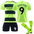 thumbnail image 1 of 22-23 Manchester City Home Football Jersey No.9 Haaland, 1 of 2