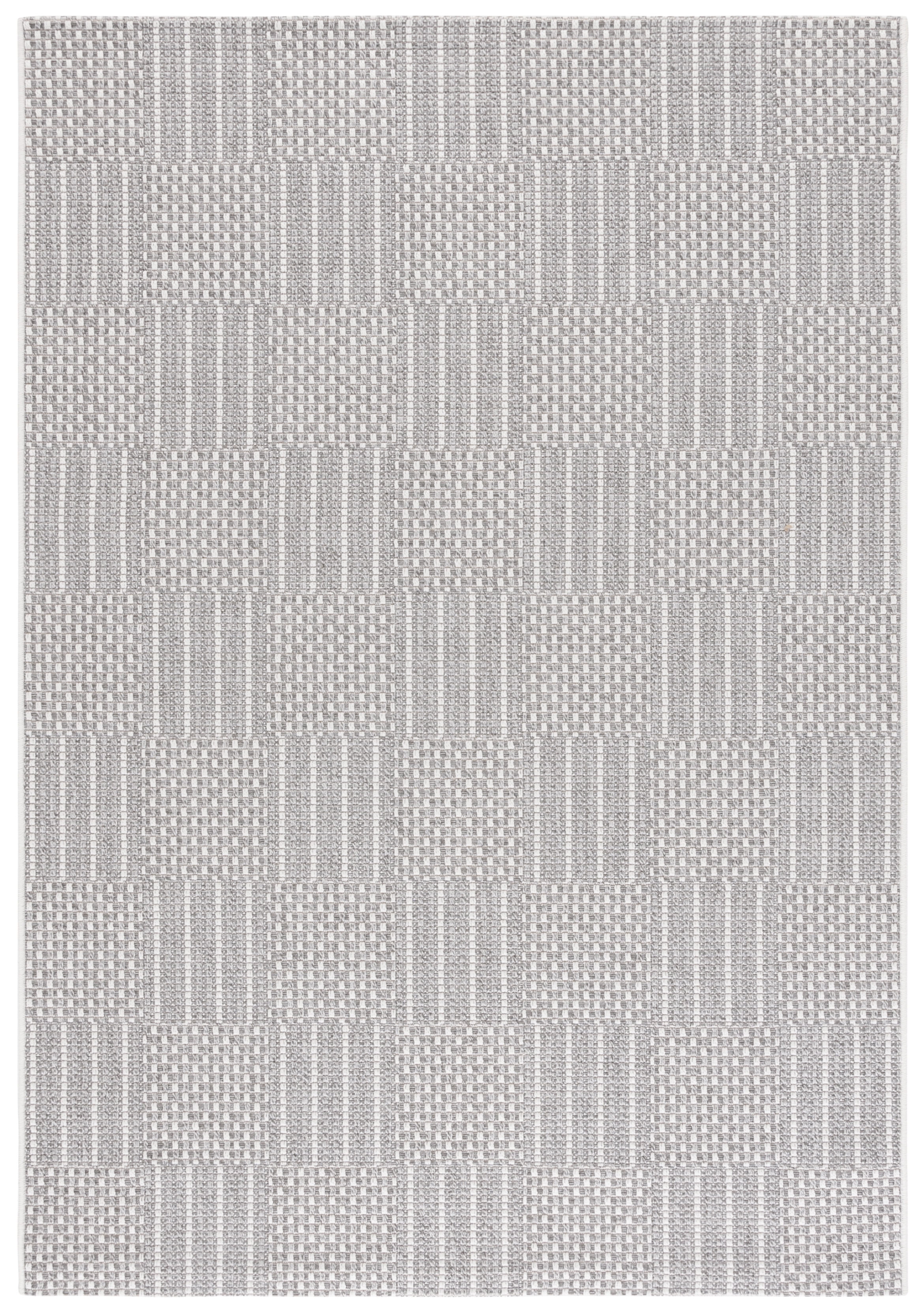 Safavieh Sisal All-Weather Austen Geometric Indoor/Outdoor Area Rug, Gray/Ivory, 4' x 6'