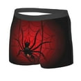 thumbnail image 2 of Kll Spider On The Web Men'S Cotton Boxer Briefs Underwear-Large, 2 of 9