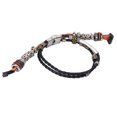 thumbnail image 2 of Correa De Muñeca Con Abalorios De Cuero, Pulsera De Reloj Retro Ajustable Exquisito Clásico Con Destornillador Para Fitbit Inspire, 2 of 5