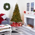 thumbnail image 3 of Nearly Natural 6ft. Mount Hood Spruce Artificial Christmas Tree with 300 Warm White Lights and 673 Bendable Branches, 3 of 10