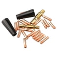 thumbnail image 3 of 24 Pcs Flux Core Kp1939-1 Nozzle Tip Kit for Mb 14Ak Flux Core Welder 0.8mm, 3 of 9