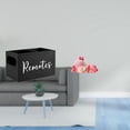 thumbnail image 2 of Organizador De Mandos A Distancia Retro De Madera Y Soporte De Mesa Con Figura De Ciervo Durmiendo De Resina Para Mesita De Noche, Sofá, Oficina, Cocina O Comedor, 2 of 8