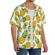 thumbnail image 2 of Fotbe Pineapple Camisa Estampada de Manga Corta para Hombre, Casual de Verano, Estilo Playero, Sin Arrugas-Medium, 2 of 5