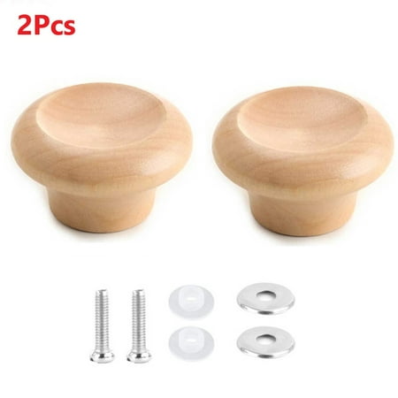 

Solid Wood Pot Lid Knob Replacement Pan Cover Handle Kitchen Cookware Lid