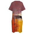 thumbnail image 4 of Vestido holgado con bolsillos para mujer ropa de verano con estampado de Mark Rothko, 4 of 6