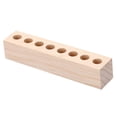 thumbnail image 3 of Soporte de madera, organizador de madera natural, expositor de cosméticos Bajo, 3 of 7