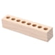 thumbnail image 3 of Soporte de madera, organizador de madera natural, expositor, organizador de maquillaje y cosméticos. Bajo, 3 of 7