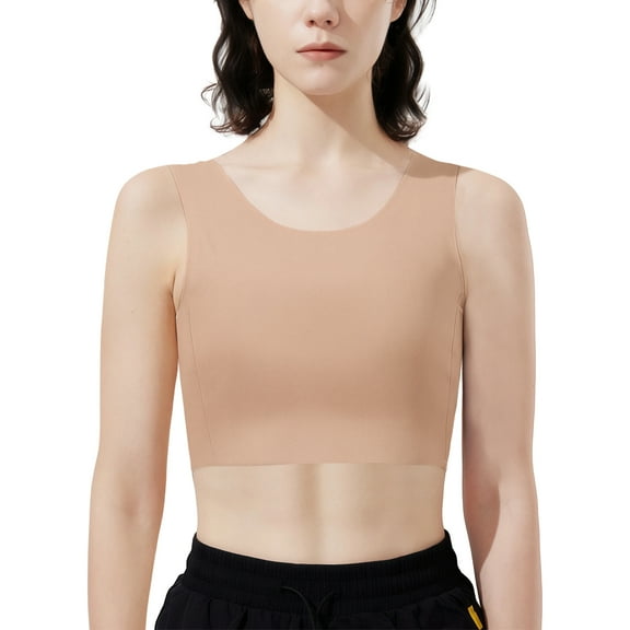 Seamless Chest Binder Sport Breathable Compression Binder Bra Pullover Tank Top