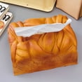 thumbnail image 6 of AuroraX Hamburger/Bread Tissue Box Cover, Large Capacity Facial Paper Tissue Box,Kitchen Office Living Room Room Decor -Yellow, 6 of 6