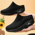 thumbnail image 7 of TSADFHJI Women's Slippers Size 9 Wide Women'S Fashion Solid Color Mesh Platform Slippers Casual Comfortable Shoes Women's Slippers Size 8 Arch Support Women's Slippers Size 6.5 Wide Black 6.5, 7 of 7