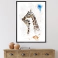 thumbnail image 2 of Designart 'Portrait of A Child and Giraffe' Farmhouse Framed Canvas Wall Art Print, 2 of 5