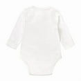 thumbnail image 2 of Bellafa Infant Baby Boy Girls Long Sleeve Side-Snap Bodysuit Onesies Unisex Newborn Romper Sleepers With Mitten Cuff 0-24M, 2 of 9
