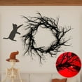 thumbnail image 6 of sruoe Halloween Decor, Halloween Decoration Indoor, Artificial Wreaths, Halloween Decoration Outdoor, Halloween Decoration, Front Door Wreaths, Halloween Horror Night withered Branch Wreath, 6 of 6