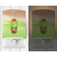 thumbnail image 2 of Caroline's Treasures BB7365CNL Cactus Green and Brown Watercolor Ceramic Night Light, 6x4x3", multicolor, 2 of 2