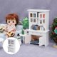 thumbnail image 3 of Estantes miniatura de , estante de almacenamiento de pequeña casa , cocina, tienda, sala, de CUTICAT Gabinete de casa de muñecas, 3 of 8