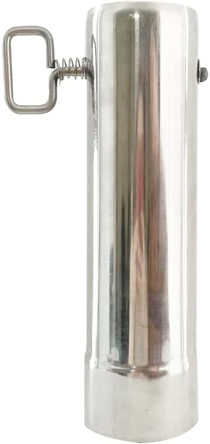 CAMPJOURNEY 304 Stainless Steel Rose Gold Chimney Platform With Spark Arrestor & Cooking Surface - For 70mm Wood Stove Chimneys