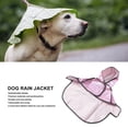 thumbnail image 4 of Adjustable Reflective Dog Hooded Rain Jacket, Waterproof with Fashionable Cute Design, 4 of 8