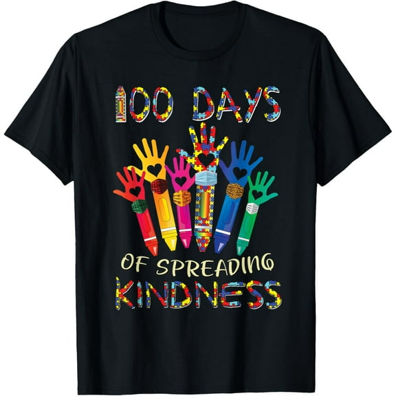 100th Day of School Shirts, 100 Days of School Autism IEP T-Shirt TShirt