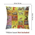 thumbnail image 4 of BANET Throw Set of 2 Decorative Throw Pillow 18x18in, 4 of 7