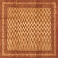 thumbnail image 1 of Ahgly Company Indoor Square Persian Orange Traditional Area Rugs, 8' Square, 1 of 1