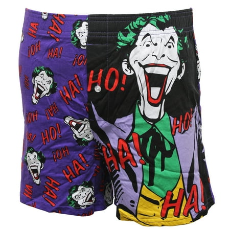 Bioworld Batman Joker Vintage Classic Retro Character Ha! HA! Mens Boxer Briefs Shorts Boxers