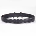 thumbnail image 5 of Jiibva Unisex Red Heart Goth Belts Punk Studded Rivet Waist Belt Y2K Western PU Leather Belts, 5 of 7