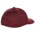 thumbnail image 2 of Hurley Men's One and Only Flex Fit Hat Cap in Mahogany (L/XL, Mahogany), 2 of 3