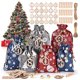 thumbnail image 4 of Bolsas de Regalo de Navidad Bolsa Colgante de Dulces para Niños Bolsa de Decoración de Navidad Bolsa de Calendario Del Día de Todas las Almas Bolsa de Regalo de Lino de Cuenta Regresiva Bolsas de Rega, 4 of 6