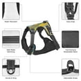 thumbnail image 6 of XMXY No Pull Dog Harness, Abstract Luxury Gold Glitter Adjustable Reflective Pet Harness with Oxford Vest, Medium Size, 6 of 8