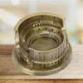 thumbnail image 4 of Rome Colosseum Model, Vintage Artificial Metal Miniature Roman Colosseum Statue for Office Home Arts Craft Desktop Decoration Gift Italy Souvenirs, 4 of 9