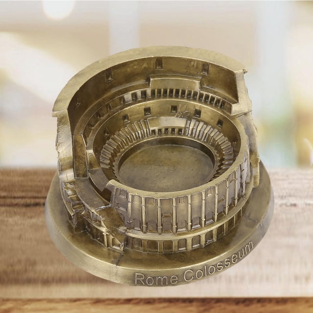 Coliseo romano en miniatura, modelo de Coliseo romano vintage, modelo de Coliseo, modelo de Coliseo romano de alta capacidad