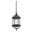thumbnail image 3 of Kensington 1-Light Outdoor Hanging Lantern in Textured Black, 3 of 6