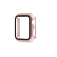 thumbnail image 1 of Moda Slim PC duro caso de cubierta completa de vidrio templado Protector de pantalla caso para For Apple Watch iwatch Series 6 SE 5 4 3 2 1 44mm 40mm 42mm 38mm Series 7 41mm full case cover, 1 of 4