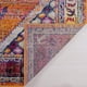 Ladole Rugs Saphir Style Traditionnel Fabriqué en Europe Tapis de Tapis Turc Durable Tapis en Bordeaux Orange – image 4 sur 4