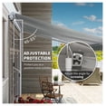 thumbnail image 4 of Retractable Patio Awning 12x8 ft, Manual Crank, UV & Water Resistant, 4 of 9
