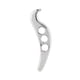 thumbnail image 1 of Stainless Steel Scraping Board Low Magnetic Physiotherapy Facial Body Scrapper Massage Plate, 1 of 4