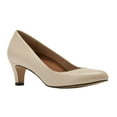 thumbnail image 2 of Ros Hommerson Joy Ii Women Dress Pump Shoes In Bone Leather, 2 of 7
