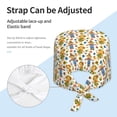 thumbnail image 3 of Cauagu Harvest Scarecrow Pattern Pattern 1 Pcs Working Caps,Adjustable Working Hats Elastic Scrub Hats Nurse Scrub Cap Nurse Hats Elastic Tie Back Hats Unisex,One Size, 3 of 7