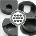 Cable Managment Hole Cover Computer Desk Grommet Black Covers for Screw