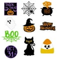 thumbnail image 1 of Inteprter Fantasmas Calabaza Gato Adornos Artesanías de escritorio de moda para Halloween Decoración del hogar o trato negro Type3 NO3, 1 of 6