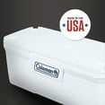 thumbnail image 6 of Coleman 316 Series 150-Quart Marine Hard Ice Chest Cooler, White, 6 of 6