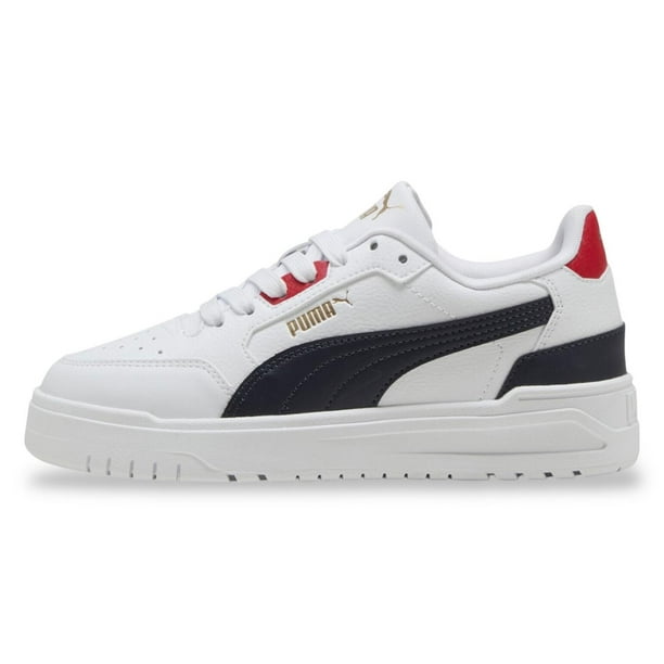 Tenis Puma Shuffle Downtown Lo JR UNISEX 403739-03 blanco 23.5