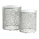 thumbnail image 2 of Mesa Lateral Kessa Muebles Reden Plateado Set de 2 Piezas 44 x 51 x 44 cm, 2 of 5