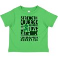 thumbnail image 3 of Inktastic Cerebral Palsy Awareness Strength Support and Courage Boys or Girls Toddler T-Shirt, 3 of 5