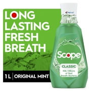 Crest Scope Classic Mouthwash, Original Mint, 1L