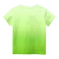thumbnail image 5 of Fesfesfes Festive Kids' St. Patrick's Day Shamrock Print Tee Soft Cotton Round Neck Short Sleeve Top for Boys and Girls 3-14 Years Casual Holiday T Shirt and Everyday Wear(Mint Green,5 Years), 5 of 5
