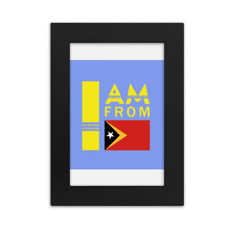 I Am From East Timor Art Deco Fashion Desktop Photo Frame Picture Display Art Painting Exhibit