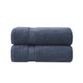 thumbnail image 7 of Home Essence 800gsm 2 Piece Solid Print Cotton Bath Sheets, 34" x 68", Dark Blue, 7 of 7
